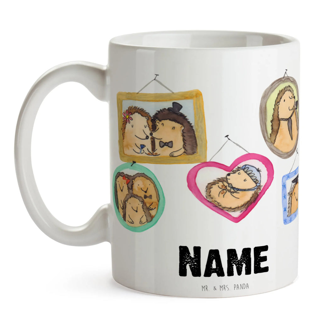Personalisierte Tasse Igel Familie Namenstasse, Tasse, Drucken, Wunschname, Personalisierte Tasse, Namen, Tasse mit Namen, Personalisiert, Familie, Vatertag, Muttertag, Bruder, Schwester, Mama, Papa, Oma, Opa, Glück, Igel, Liebe, Bilder, Zusammenhalt