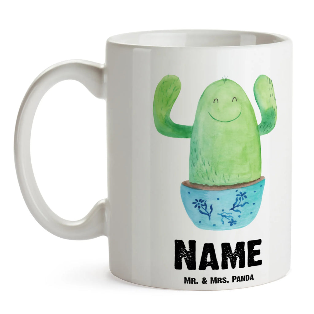 Personalised cup cactus happy cactus, cactuses, plants, cactus plant, small green cactus, mother, office, child protection, motivation, colleague, family, funny, cacti, new start, saying, office life, friend, education