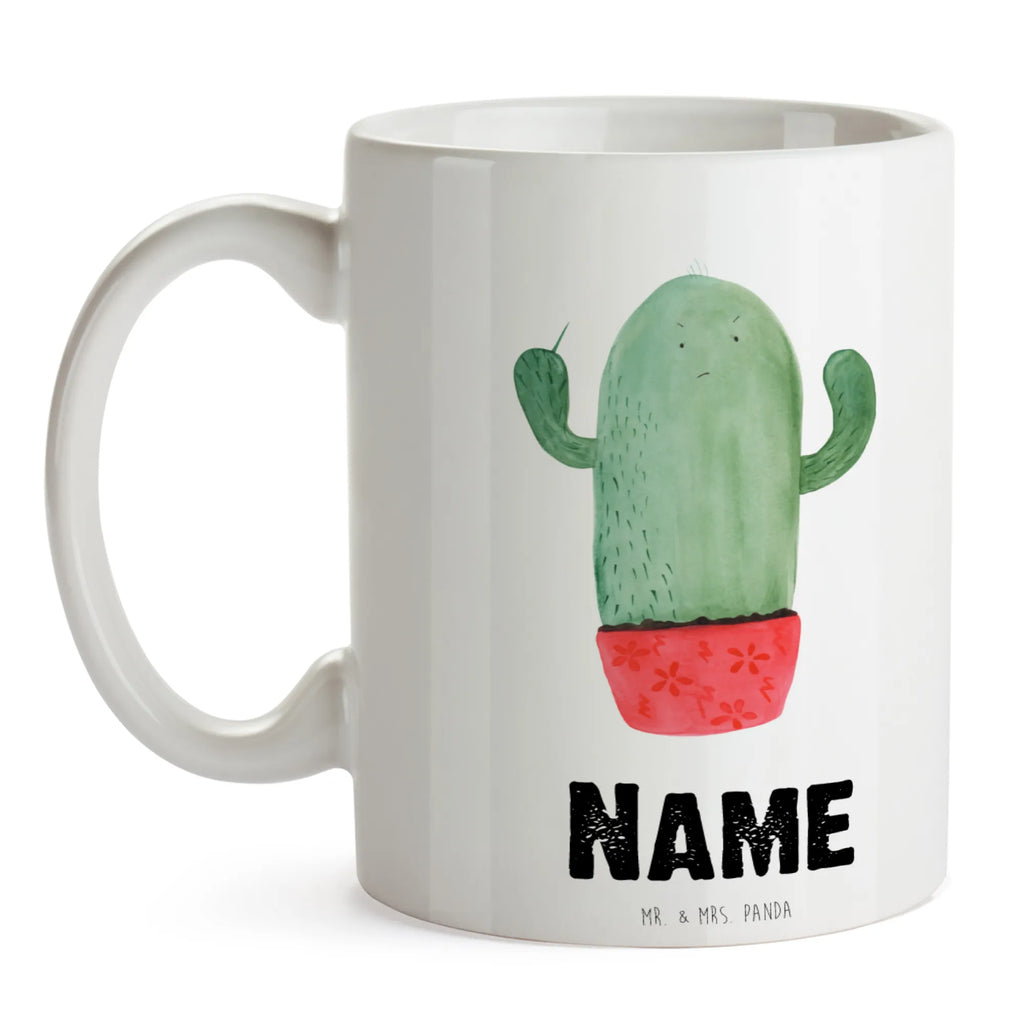 Personalisierte Tasse Kaktus wütend Tasse mit Namen, Wunschname, Drucken, Tasse, Namenstasse, Personalisiert, Namen, Personalisierte Tasse, Kakteen, Kaktus, wütend, Büro, Kollegin, ärgern, Chefin, Büroalltag, Schule, Kollege