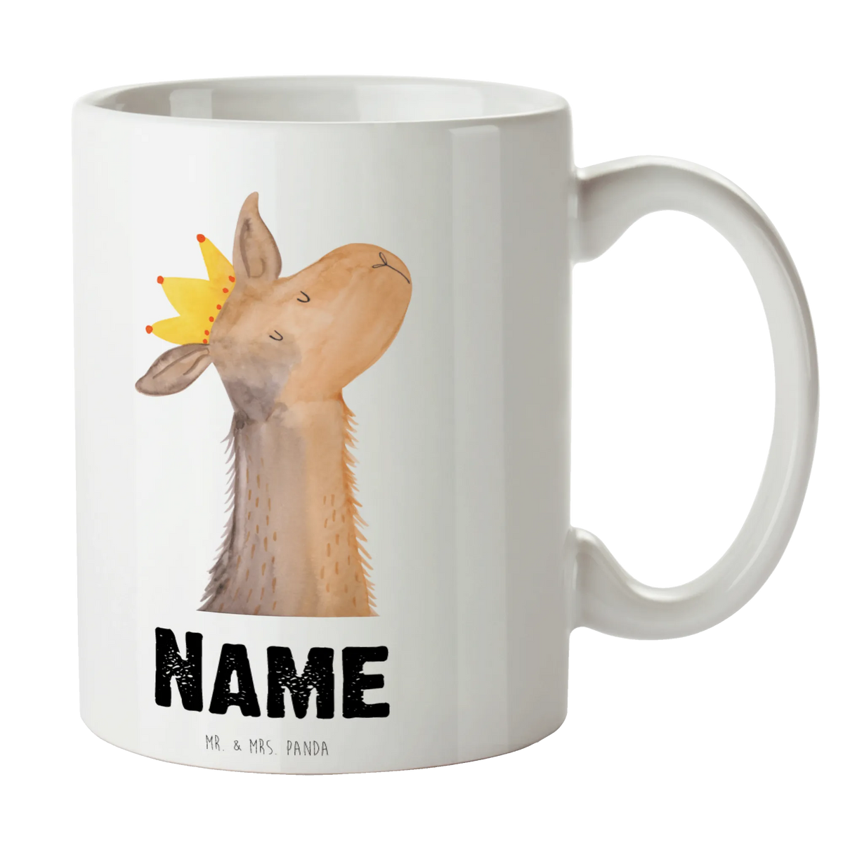 Personalised cup llama head king Llama, llama, alpaca, trendy animal, mum, dad, supervisor, queen, office colleague, high school graduation, boss, colleague, lamas, king, lama, girlfriend