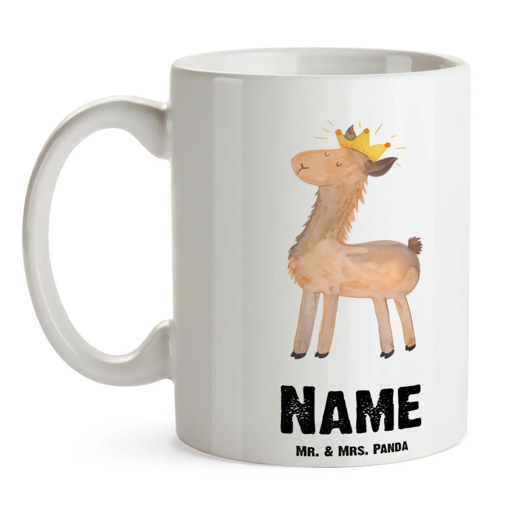 Personalisierte Tasse Lama König Tasse, Personalisiert, Personalisierte Tasse, Drucken, Namenstasse, Namen, Wunschname, Tasse mit Namen, Lama, Alpaka, Chef, Papa, Büro Kollege, Kollegin, Abi, Lamas, König, Mama, Königin, Vorgesetzter, Freundin, Abitur