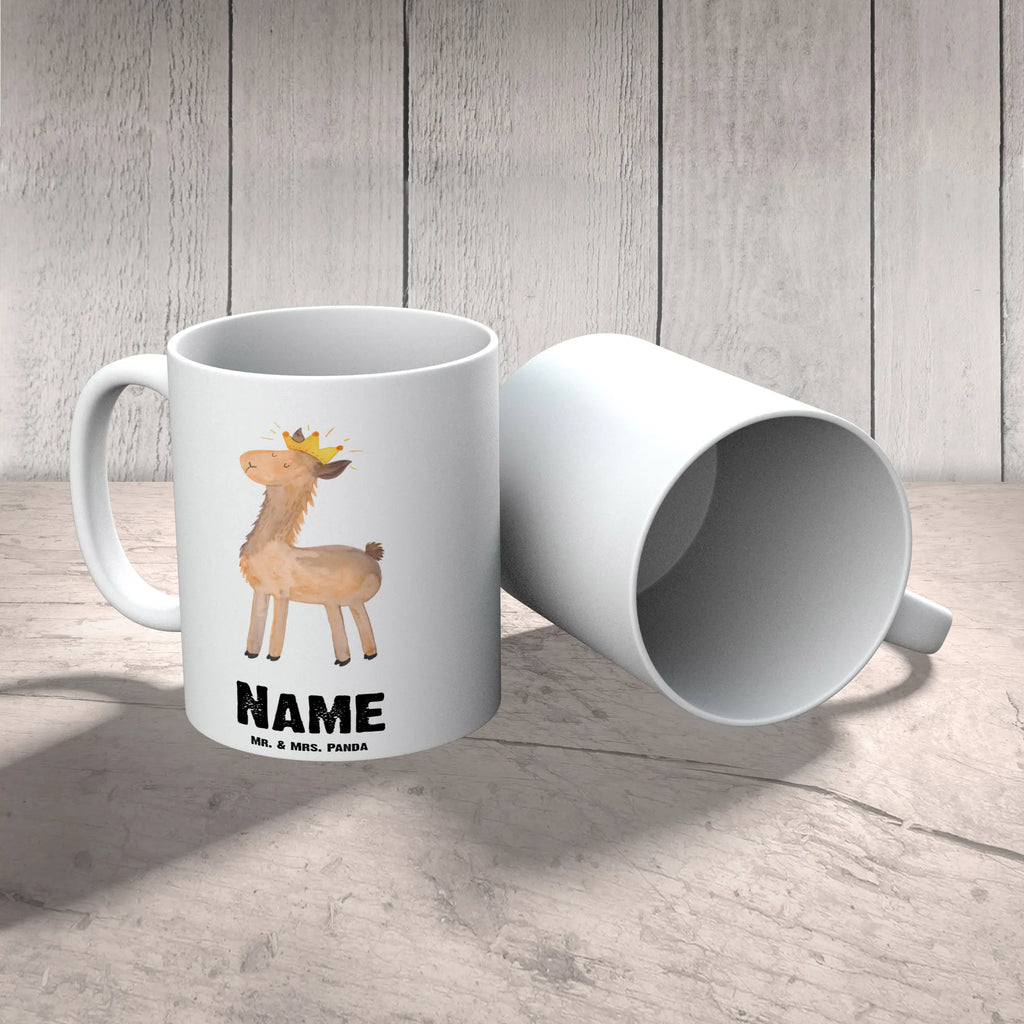 Personalisierte Tasse Lama König Tasse, Personalisiert, Personalisierte Tasse, Drucken, Namenstasse, Namen, Wunschname, Tasse mit Namen, Lama, Alpaka, Chef, Papa, Büro Kollege, Kollegin, Abi, Lamas, König, Mama, Königin, Vorgesetzter, Freundin, Abitur