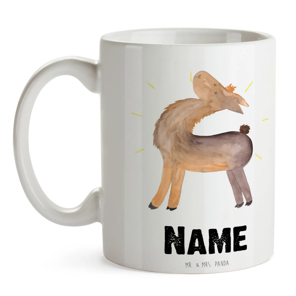 Personalised cup lama Proud Llama, llama, alpaca, trendy animal, Outsider, Girlfriends, Buddy, Hippie, Best friend, New start, Llamas, Lama, Proud, Girlfriend, Different, Family