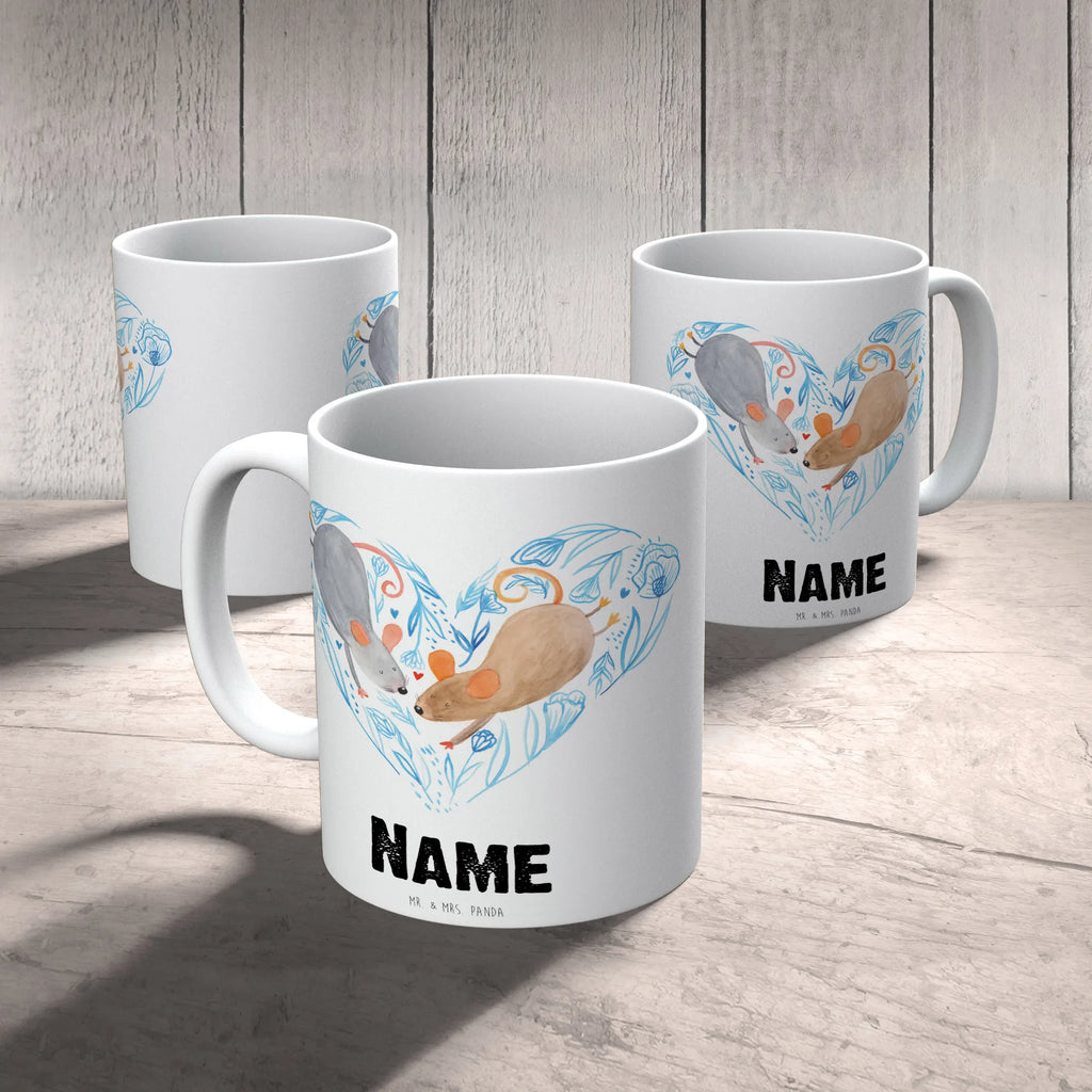Personalisierte Tasse Mäuse Herz Personalisierte Tasse, Tasse mit Namen, Drucken, Namenstasse, Tasse, Namen, Wunschname, Personalisiert, Freundin, Freund, Liebe, Liebesgeschenk, Jahrestag, Verlobung, Partner, Ehemann, Ehefrau, Heiraten, Heiratsantrag, Hocheitstag, Maus, Liebesbotschaft, Geschenk für Zwei, Mäuse, Love, Gemeinsamkeit, Hochzeit, Liebesbeweis, Lieblingsmensch