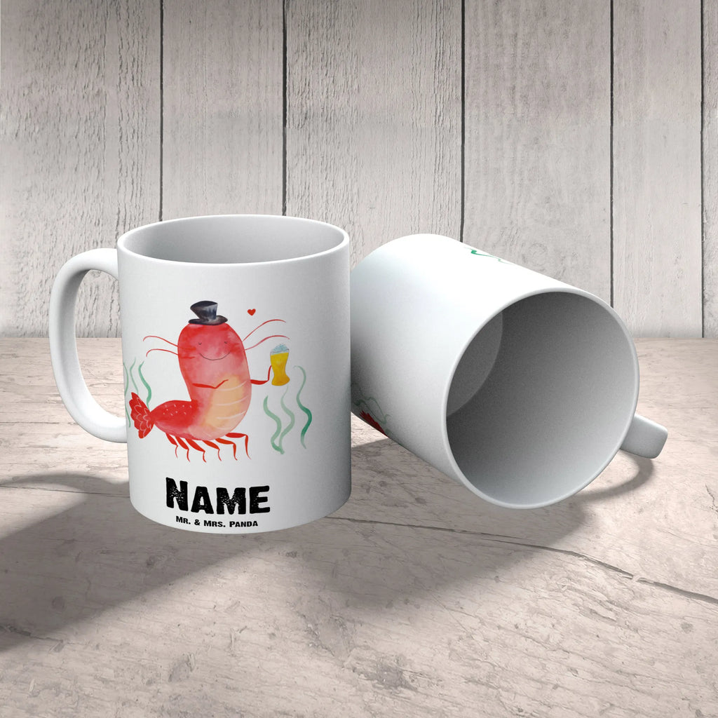 Personalisierte Tasse Hummer mit Weizen Namen, Drucken, Namenstasse, Personalisiert, Tasse mit Namen, Tasse, Wunschname, Personalisierte Tasse, Meer, Urlaub, Meerestiere, Männerhaushalt, Kneipe, Kochen, Garnelen, Garnele, Wirtschaft, Junggesellin, Bierliebhaber, Gasthaus, Junggeselle, Bier