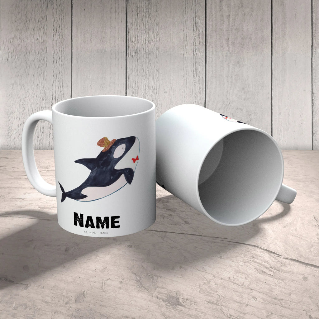 Personalised cup orca cylinder Seafood, aquatic animals, ocean, sea, fish, shells, corals, reef, whale, narwhal, sea urchin, lobster, platypus, turtle, manatee, crocodile, orca, shrimp, gifts for seafood lovers, water world, underwater animals, underwater world, vacation, deep sea, seafood fans, gift ideas, seafood decoration, seafood posters, congratulations, celebration, glitter, party, feast, confetti, birthday