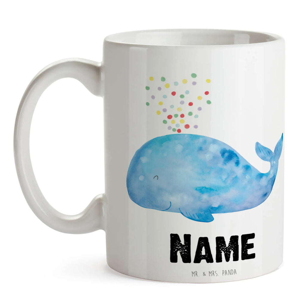 Personalisierte Tasse Wal Konfetti Namen, Wunschname, Namenstasse, Personalisierte Tasse, Tasse, Drucken, Personalisiert, Tasse mit Namen, Meerestiere, Meer, Urlaub, Wal, Motivation, Wale, Neustart, Lebensabschnitt, Neuanfang, Konfetti, Abnehmen, Diät, Trennung, Geburtstag