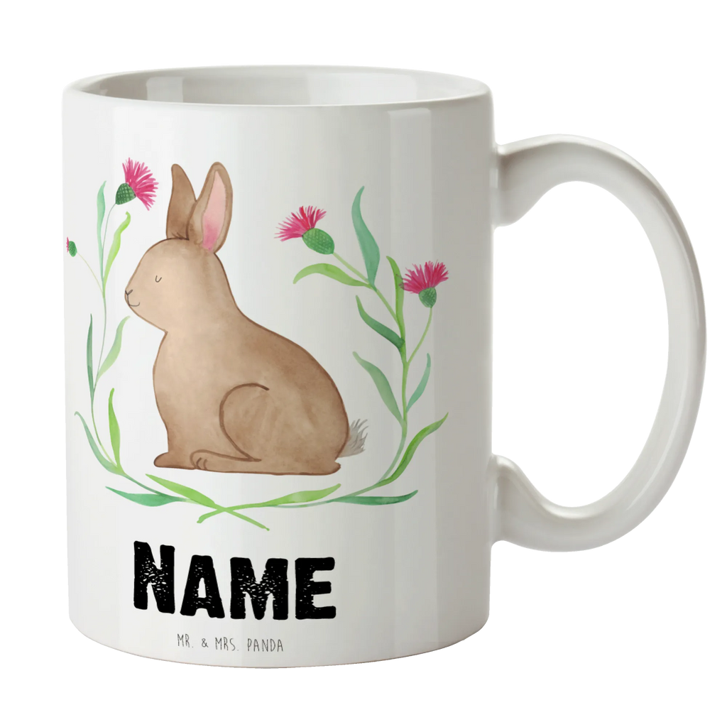 Personalisierte Tasse Hase sitzend Wunschname, Personalisiert, Namen, Namenstasse, Tasse mit Namen, Personalisierte Tasse, Drucken, Tasse, Ostern, Osterhase, Ostergeschenke, Osternest, Osterdeko, Geschenke zu Ostern, Ostern Geschenk, Ostergeschenke Kinder, Ostern Kinder, Osterblume, Kaninchen, Ostergrüße, Frohe Ostern, Grüße, Hase, Liebe