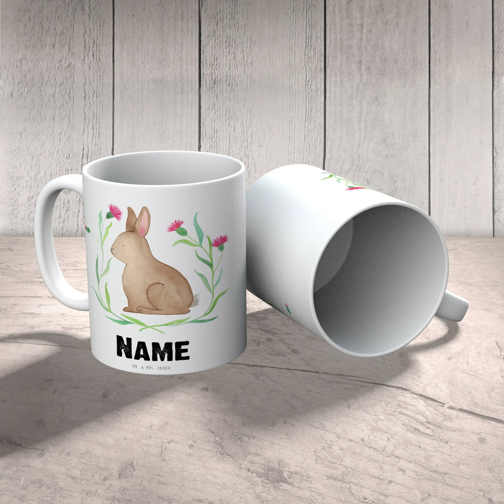 Personalisierte Tasse Hase sitzend Wunschname, Personalisiert, Namen, Namenstasse, Tasse mit Namen, Personalisierte Tasse, Drucken, Tasse, Ostern, Osterhase, Ostergeschenke, Osternest, Osterdeko, Geschenke zu Ostern, Ostern Geschenk, Ostergeschenke Kinder, Ostern Kinder, Osterblume, Kaninchen, Ostergrüße, Frohe Ostern, Grüße, Hase, Liebe