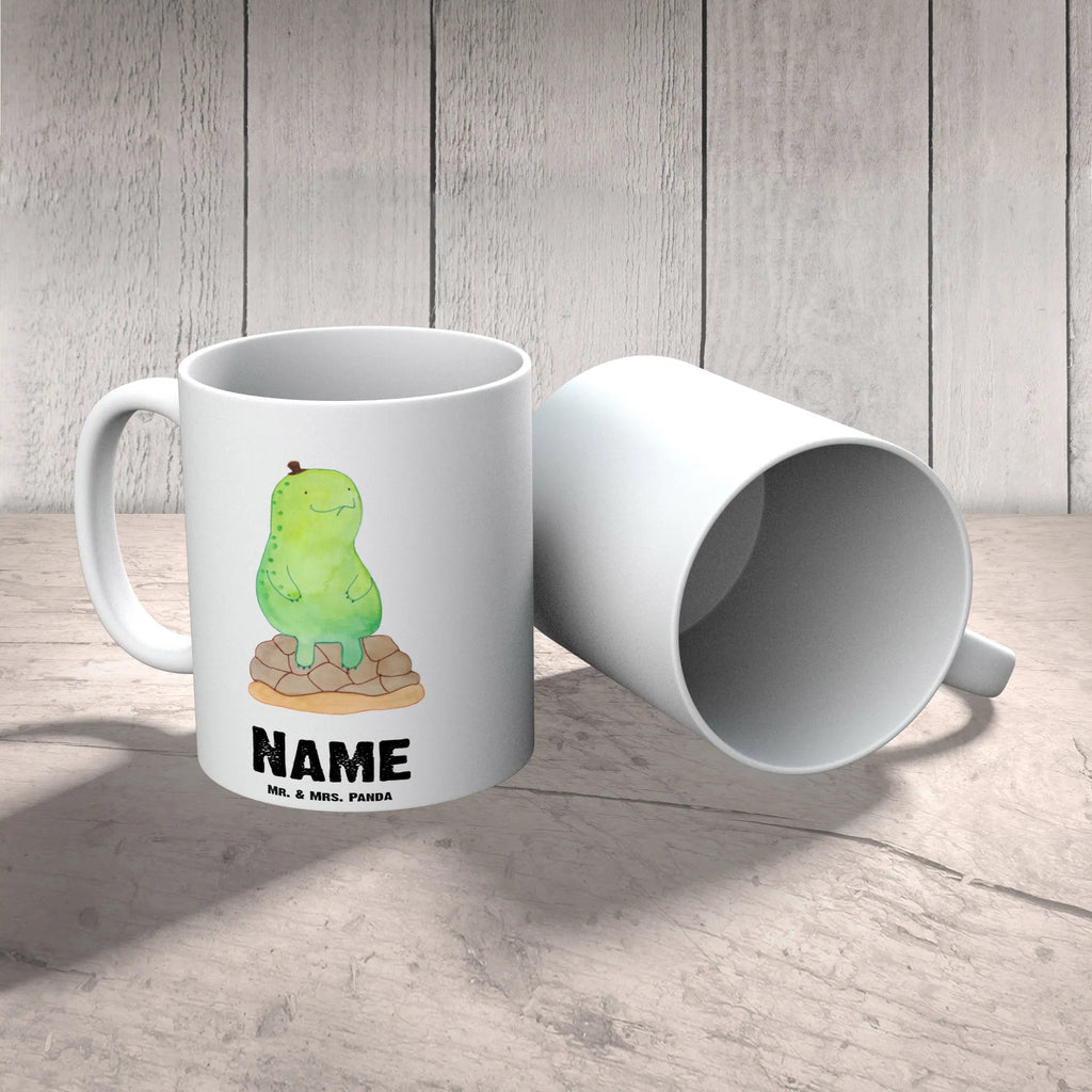 Personalisierte Tasse Schildkröte pausiert Personalisiert, Tasse, Personalisierte Tasse, Tasse mit Namen, Namen, Namenstasse, Drucken, Wunschname, Schildkröte, Achtsam, Entschleunigen, Achtsamkeit