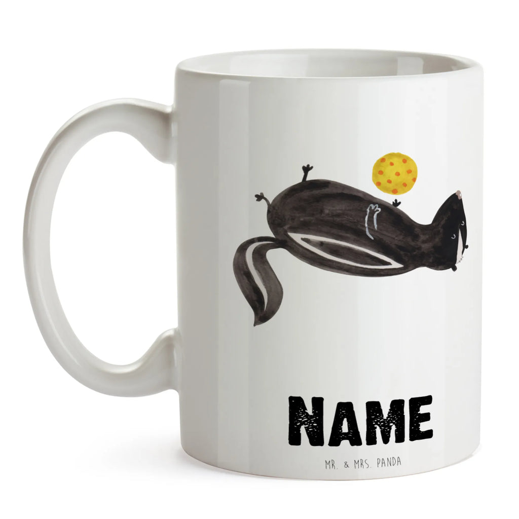 Spersonalizowany kubek skunks piłka Stinktier, Skunk