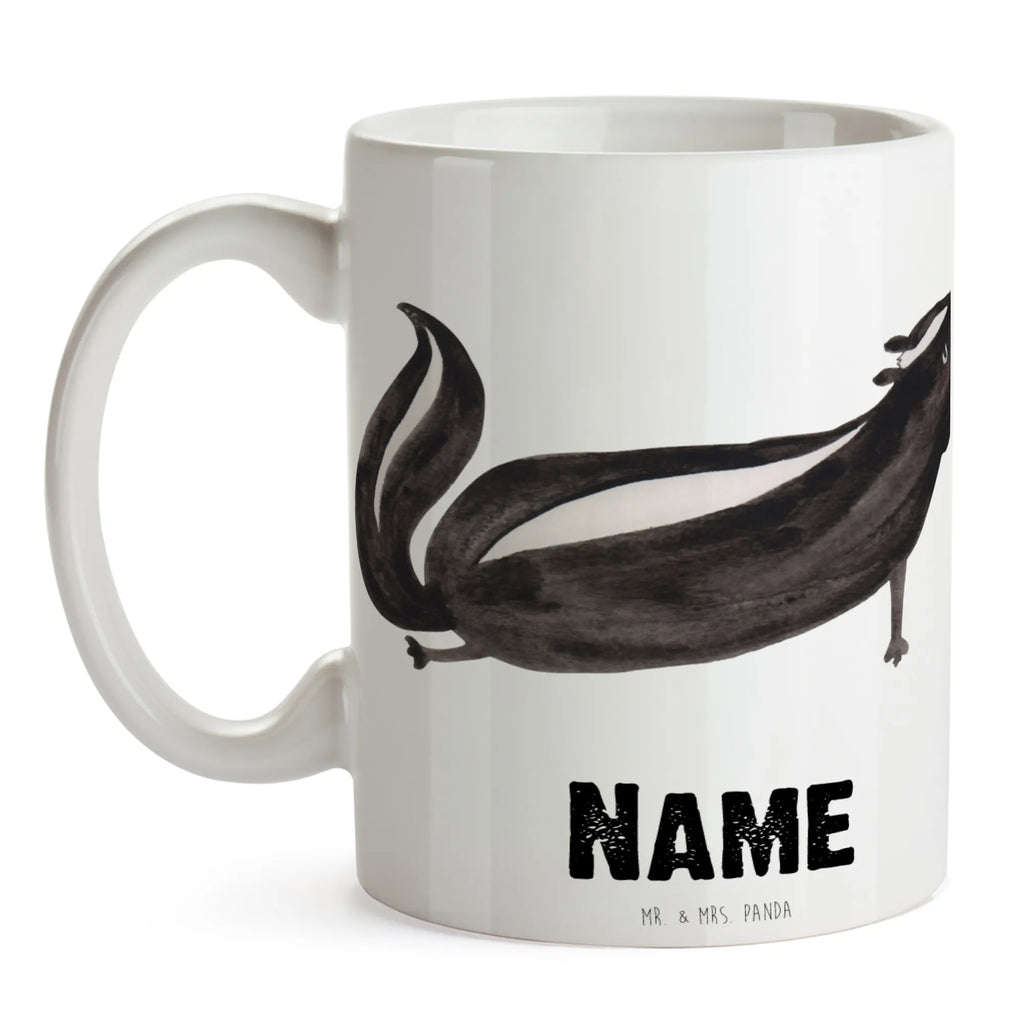 Personalised cup skunk yoga Skunk, Stinky, Predator, Live, Laugh, Love, Wild animal, Stinker, Yoga, Namaste