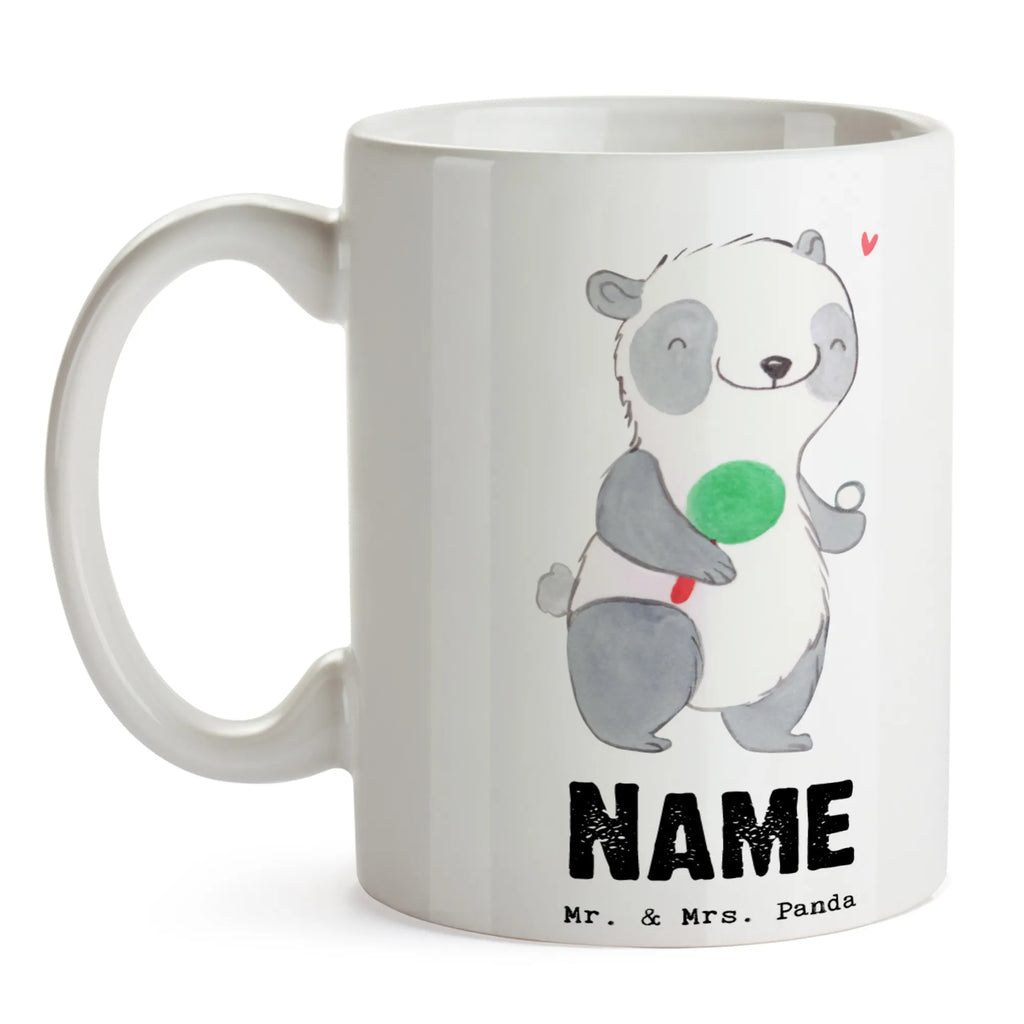 Personalisierte Tasse Panda Tischtennis Tasse mit Namen, Wunschname, Namen, Personalisierte Tasse, Personalisiert, Namenstasse, Drucken, Tasse, Geschenk, Schenken, Sport, Sportart, Hobby, Danke, Dankeschön, Auszeichnung, Gewinn, Sportler, Tischtennis, Tischtennis Verein, Tischtennis Wettbewerb, Tischtennis Meisterschaft, Tischtennis Bund, Tischtennis Sprüche, Ballsport