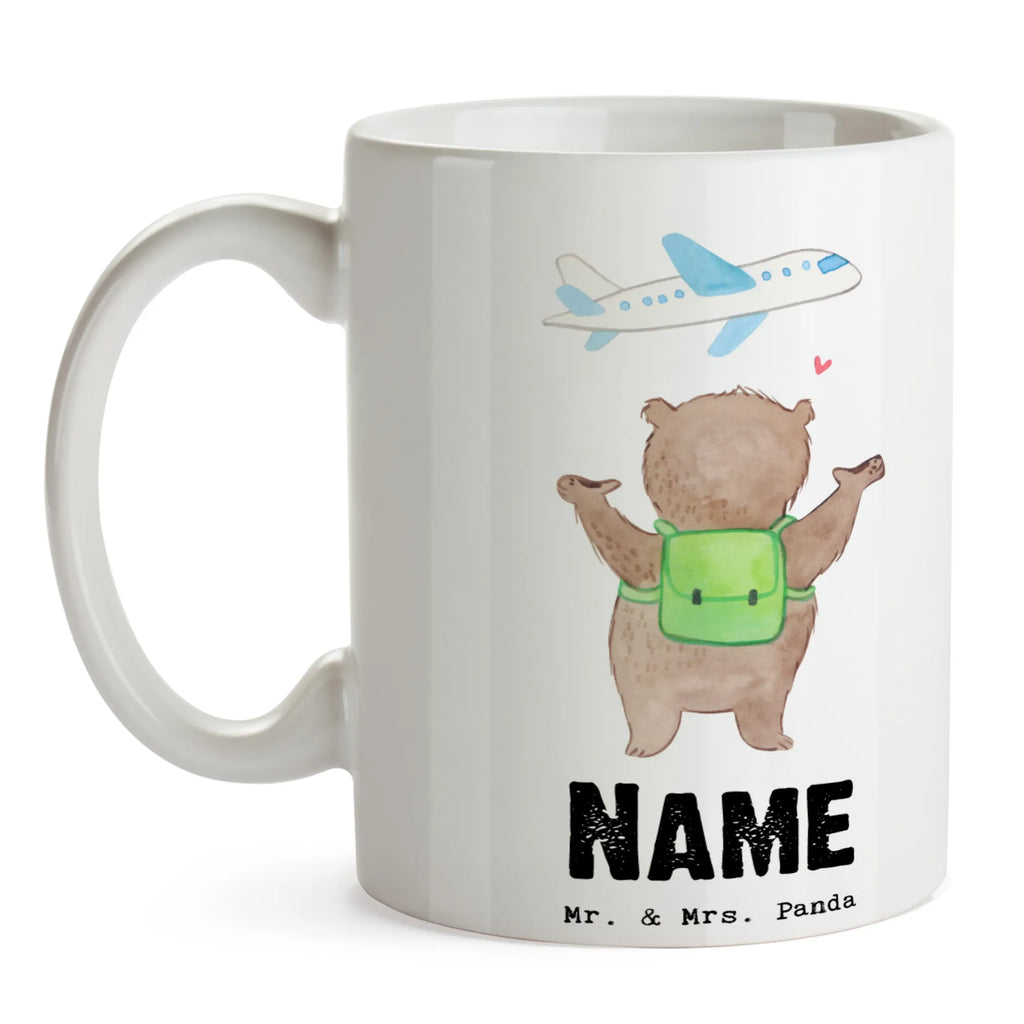 Spersonalizowany kubek niedźwiedź Podróże Prezent, Sport, Dyscyplina sportowa, Hobby, Darować, Dziękuję, Dzięki, Wyróżnienie, Wygrana, Sportowiec