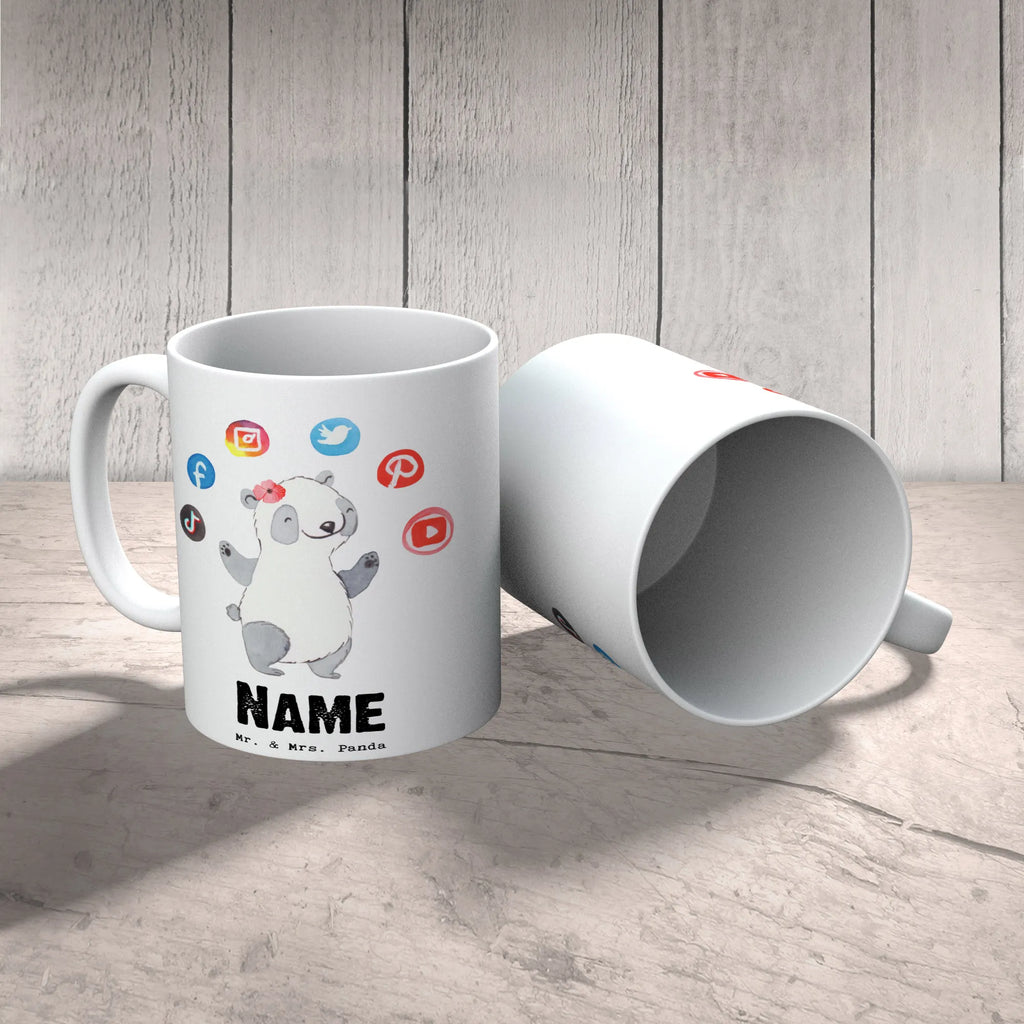 Personalised cup Online Marketing Manager Heart gift, gift idea, best, farewell gift, passing exam, anniversary, retirement, promotion, job start, sayings, funny, profession