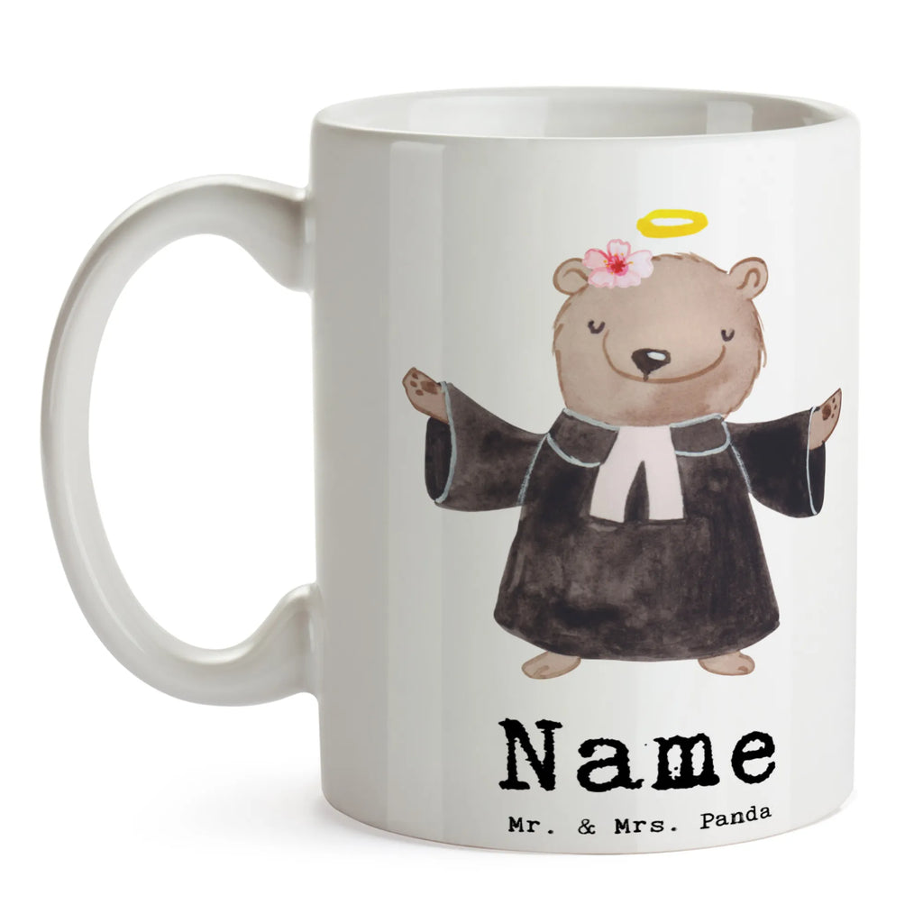 Personalisierte Tasse Pastorin mit Herz Drucken, Namen, Personalisierte Tasse, Tasse mit Namen, Personalisiert, Namenstasse, Tasse, Wunschname, Beruf, Ausbildung, Jubiläum, Abschied, Rente, Kollege, Kollegin, Geschenk, Schenken, Arbeitskollege, Mitarbeiter, Firma, Danke, Dankeschön, Kirche, Pastorin, Predigerin<br />Priesterin, Dienerin Gottes<br />Geistliche, Theologin, Pfarrerin