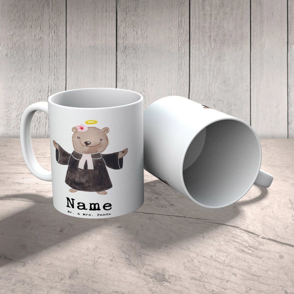 Personalisierte Tasse Pastorin mit Herz Drucken, Namen, Personalisierte Tasse, Tasse mit Namen, Personalisiert, Namenstasse, Tasse, Wunschname, Beruf, Ausbildung, Jubiläum, Abschied, Rente, Kollege, Kollegin, Geschenk, Schenken, Arbeitskollege, Mitarbeiter, Firma, Danke, Dankeschön, Kirche, Pastorin, Predigerin<br />Priesterin, Dienerin Gottes<br />Geistliche, Theologin, Pfarrerin