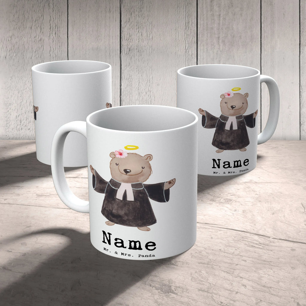 Personalisierte Tasse Pastorin mit Herz Drucken, Namen, Personalisierte Tasse, Tasse mit Namen, Personalisiert, Namenstasse, Tasse, Wunschname, Beruf, Ausbildung, Jubiläum, Abschied, Rente, Kollege, Kollegin, Geschenk, Schenken, Arbeitskollege, Mitarbeiter, Firma, Danke, Dankeschön, Kirche, Pastorin, Predigerin<br />Priesterin, Dienerin Gottes<br />Geistliche, Theologin, Pfarrerin
