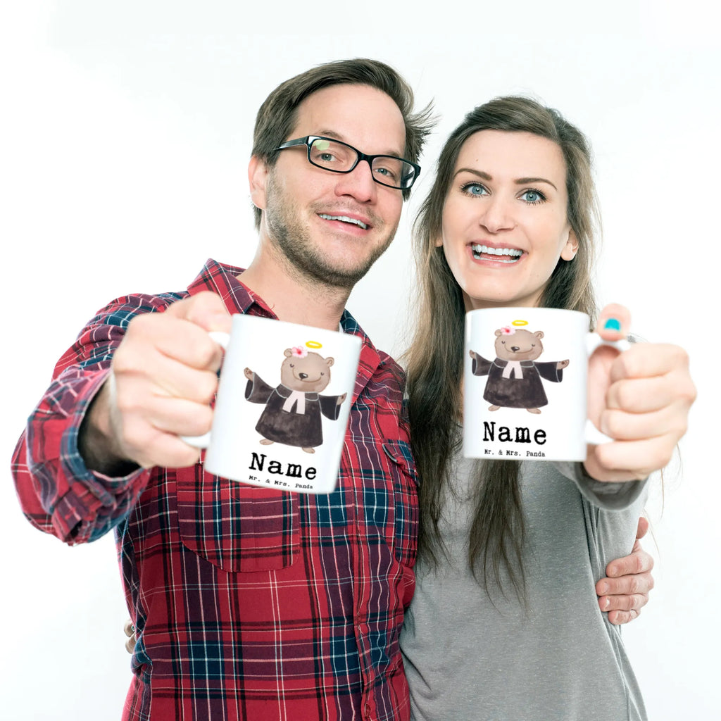 Personalisierte Tasse Pastorin mit Herz Drucken, Namen, Personalisierte Tasse, Tasse mit Namen, Personalisiert, Namenstasse, Tasse, Wunschname, Beruf, Ausbildung, Jubiläum, Abschied, Rente, Kollege, Kollegin, Geschenk, Schenken, Arbeitskollege, Mitarbeiter, Firma, Danke, Dankeschön, Kirche, Pastorin, Predigerin<br />Priesterin, Dienerin Gottes<br />Geistliche, Theologin, Pfarrerin