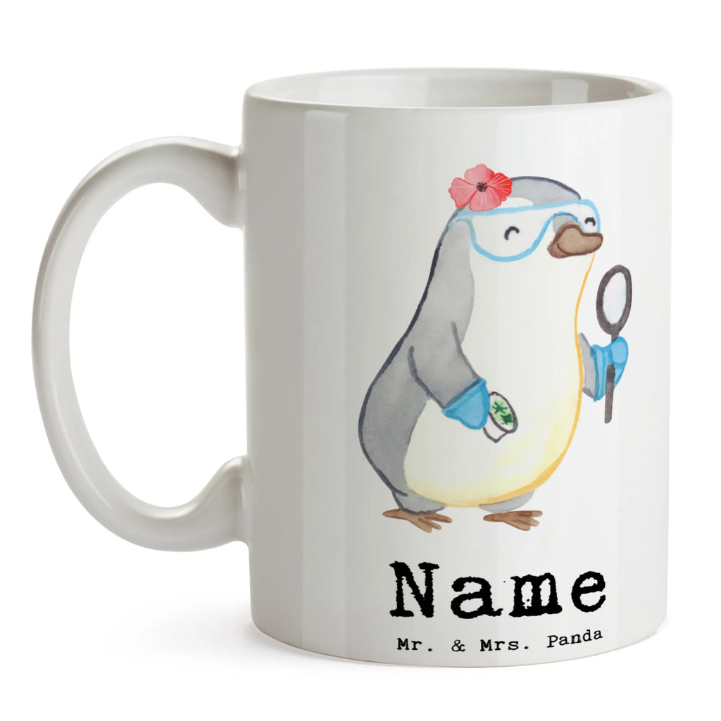 Spersonalizowany kubek naukowczyni serce Zawód, Wykształcenie, Jubileusz, Pożegnanie, Emerytura, Kolega, Koleżanka, Prezent, Dawać, Pracownik, Współpracownik, Firma, Dziękuję, Dziękuję bardzo