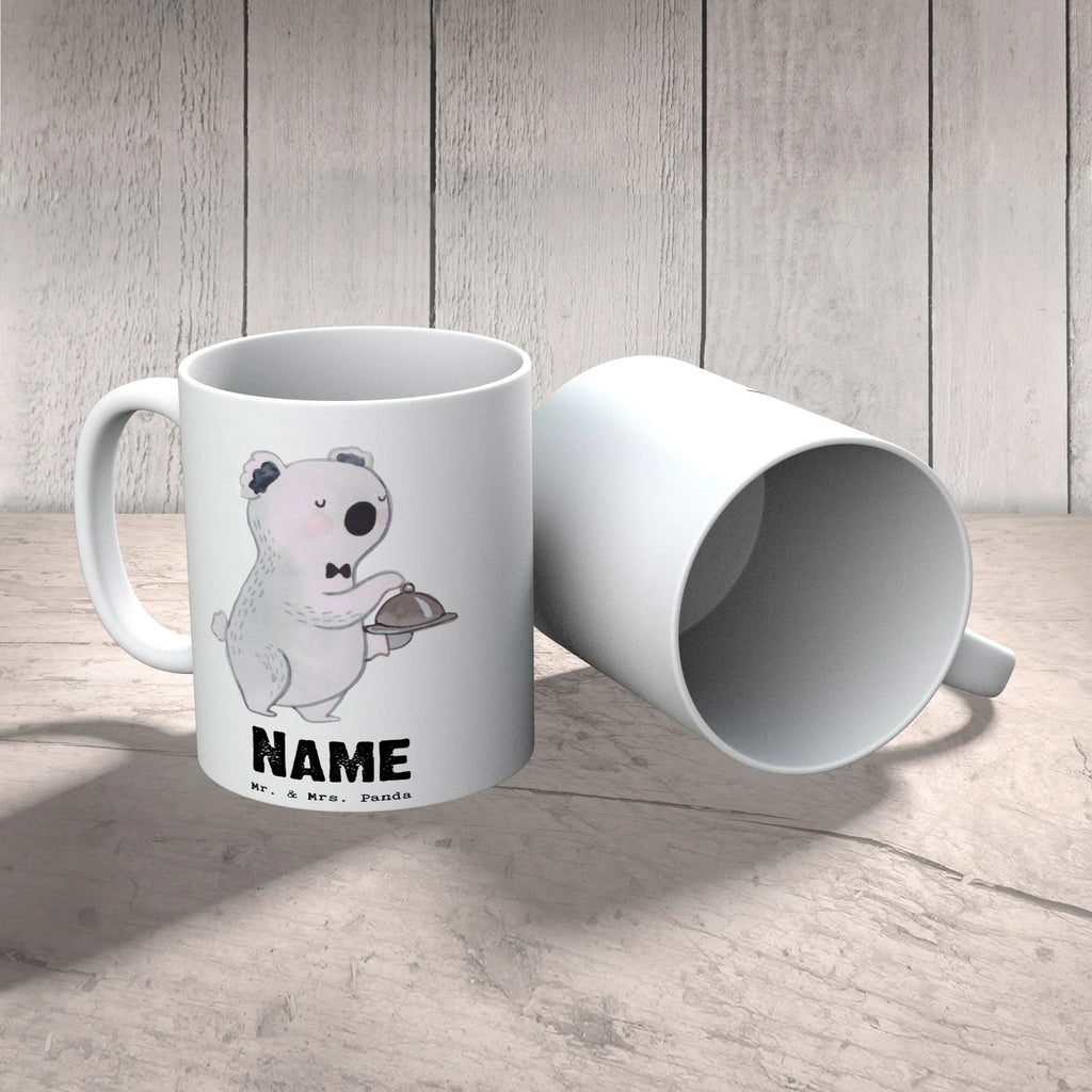 Personalisierte Tasse Kellner mit Herz Tasse, Personalisierte Tasse, Tasse mit Namen, Drucken, Personalisiert, Namen, Wunschname, Namenstasse, Beruf, Ausbildung, Jubiläum, Abschied, Rente, Kollege, Kollegin, Geschenk, Schenken, Arbeitskollege, Mitarbeiter, Firma, Danke, Dankeschön, Kellner, Restaurant, Ober, Servicekraft
