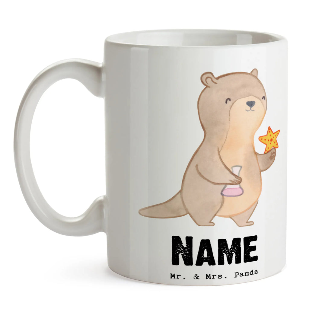 Personalisierte Tasse Meeresbiologe mit Herz Tasse mit Namen, Personalisierte Tasse, Namenstasse, Drucken, Wunschname, Personalisiert, Tasse, Namen, Beruf, Ausbildung, Jubiläum, Abschied, Rente, Kollege, Kollegin, Geschenk, Schenken, Arbeitskollege, Mitarbeiter, Firma, Danke, Dankeschön, Studium, Meeresbiologe, Meereskundler, Naturwissenschaftler, Meeresforscher, maritime Forschung