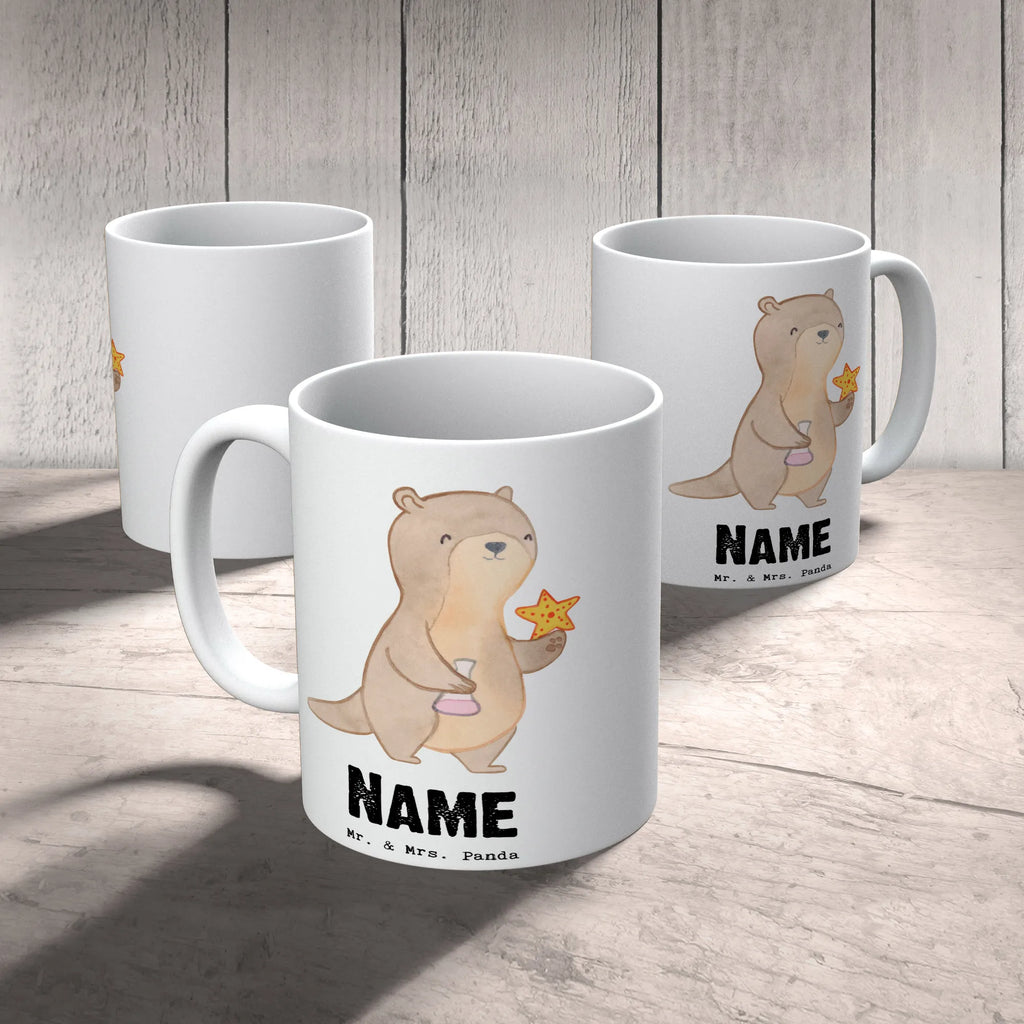 Personalisierte Tasse Meeresbiologe mit Herz Tasse mit Namen, Personalisierte Tasse, Namenstasse, Drucken, Wunschname, Personalisiert, Tasse, Namen, Beruf, Ausbildung, Jubiläum, Abschied, Rente, Kollege, Kollegin, Geschenk, Schenken, Arbeitskollege, Mitarbeiter, Firma, Danke, Dankeschön, Studium, Meeresbiologe, Meereskundler, Naturwissenschaftler, Meeresforscher, maritime Forschung