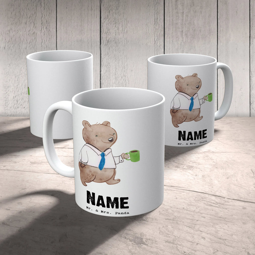 Personalisierte Tasse Moderator mit Herz Tasse, Personalisierte Tasse, Personalisiert, Drucken, Namenstasse, Wunschname, Tasse mit Namen, Namen, Beruf, Ausbildung, Jubiläum, Abschied, Rente, Kollege, Kollegin, Geschenk, Schenken, Arbeitskollege, Mitarbeiter, Firma, Danke, Dankeschön