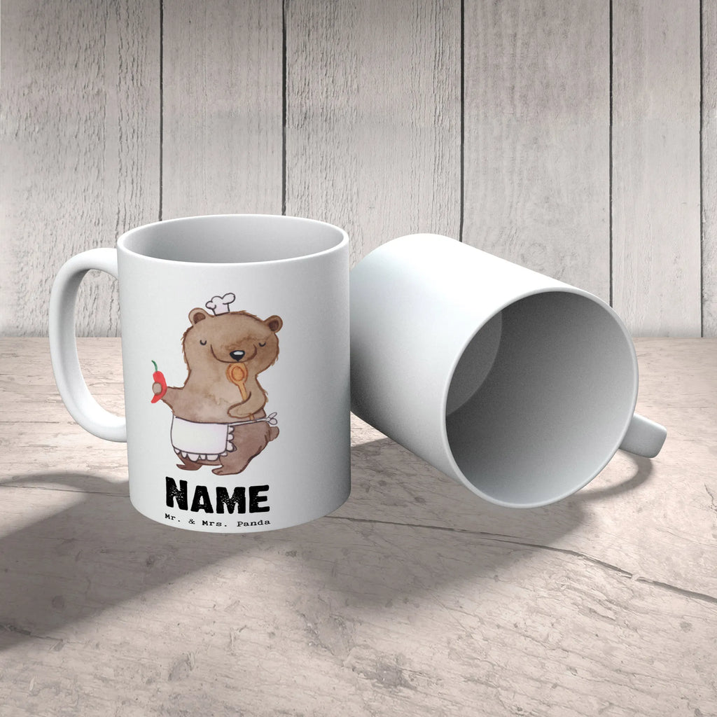 Personalisierte Tasse Pizzabäcker mit Herz Personalisiert, Namen, Drucken, Namenstasse, Personalisierte Tasse, Wunschname, Tasse mit Namen, Tasse, Beruf, Ausbildung, Jubiläum, Abschied, Rente, Kollege, Kollegin, Geschenk, Schenken, Arbeitskollege, Mitarbeiter, Firma, Danke, Dankeschön, Lieferbringdienst, Pizzabote, Lieferdienstmitarbeiter, Pizzabäcker, Pizzabringdienst