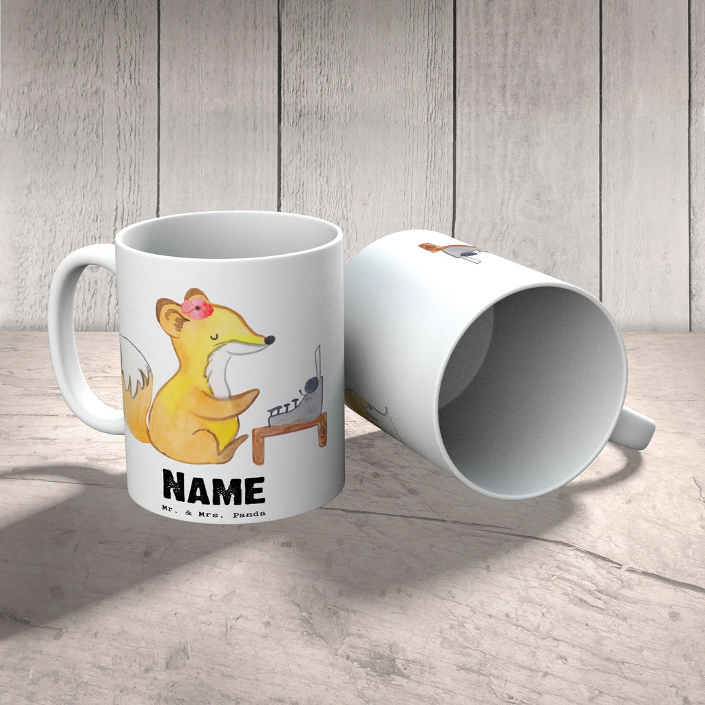 Personalisierte Tasse Autorin mit Herz Namenstasse, Personalisierte Tasse, Namen, Tasse, Wunschname, Tasse mit Namen, Personalisiert, Drucken, Geschenk, Schenken, Jubiläum, Danke, Dankeschön, Beruf, Ausbildung, Abschied, Rente, Kollege, Kollegin, Arbeitskollege, Mitarbeiter, Firma, Geschichtenschreiber, Schriftstellerin, Buchveröffentlichung, Autorin, Verlag, Hobbyautor