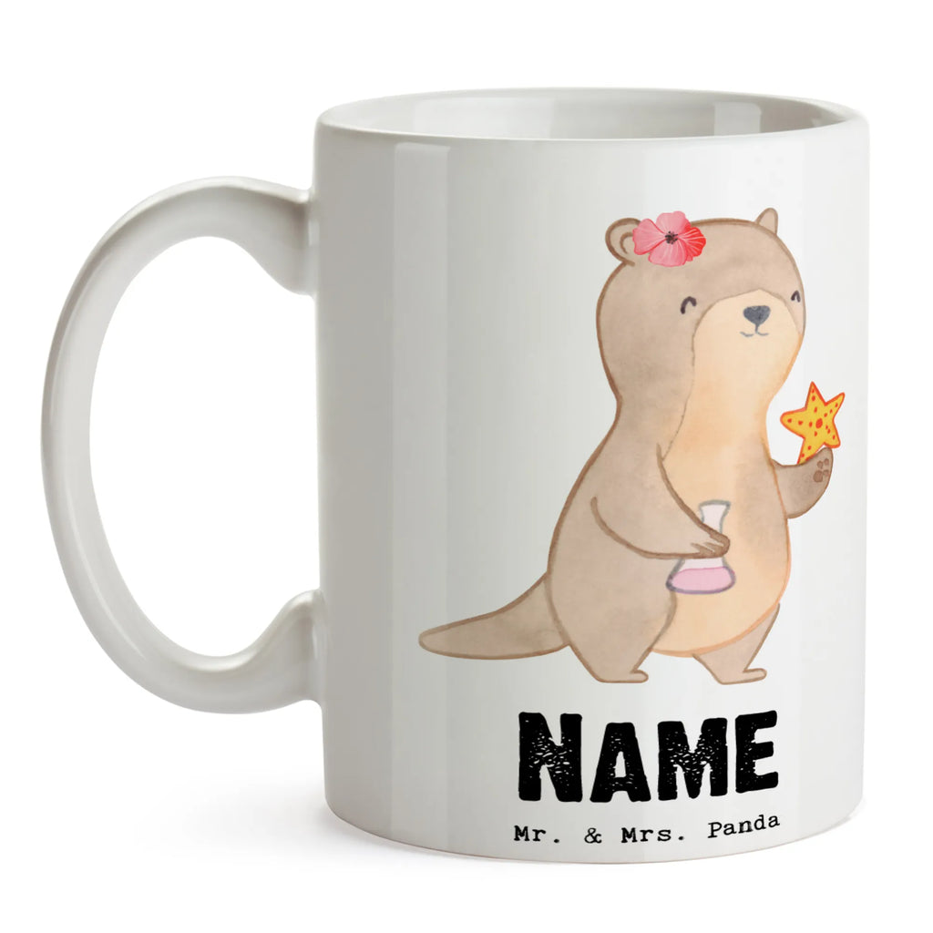 Personalisierte Tasse Meeresbiologin mit Herz Wunschname, Personalisierte Tasse, Drucken, Namen, Personalisiert, Namenstasse, Tasse mit Namen, Tasse, Beruf, Ausbildung, Jubiläum, Abschied, Rente, Kollege, Kollegin, Geschenk, Schenken, Arbeitskollege, Mitarbeiter, Firma, Danke, Dankeschön, Meereskundlerin, Studium, Naturwissenschaftlerin, Meeresbiologin, maritime Forschung, Meeresforscherin