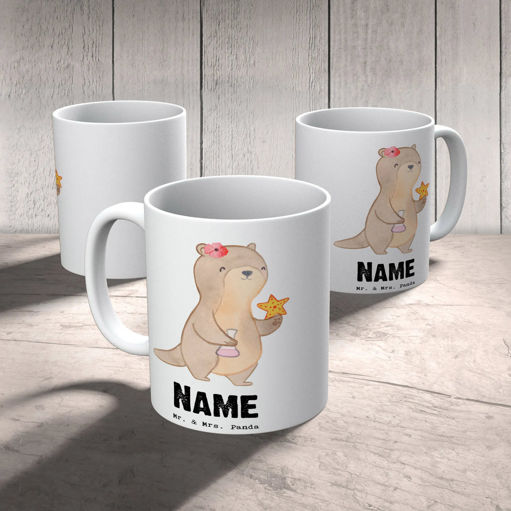 Personalisierte Tasse Meeresbiologin mit Herz Wunschname, Personalisierte Tasse, Drucken, Namen, Personalisiert, Namenstasse, Tasse mit Namen, Tasse, Beruf, Ausbildung, Jubiläum, Abschied, Rente, Kollege, Kollegin, Geschenk, Schenken, Arbeitskollege, Mitarbeiter, Firma, Danke, Dankeschön, Meereskundlerin, Studium, Naturwissenschaftlerin, Meeresbiologin, maritime Forschung, Meeresforscherin