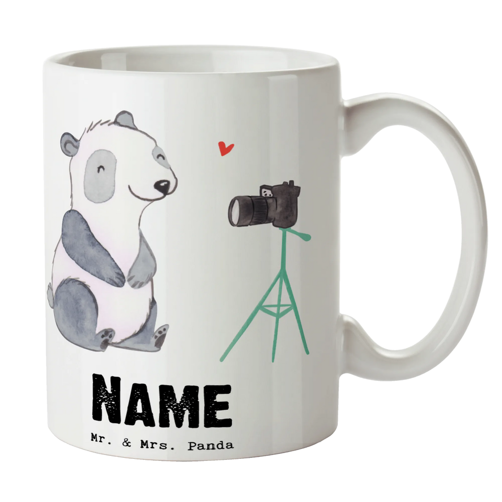 Personalisierte Tasse Vlogger mit Herz Wunschname, Namen, Tasse, Tasse mit Namen, Drucken, Personalisiert, Namenstasse, Personalisierte Tasse, Beruf, Ausbildung, Jubiläum, Abschied, Rente, Kollege, Kollegin, Geschenk, Schenken, Arbeitskollege, Mitarbeiter, Firma, Danke, Dankeschön