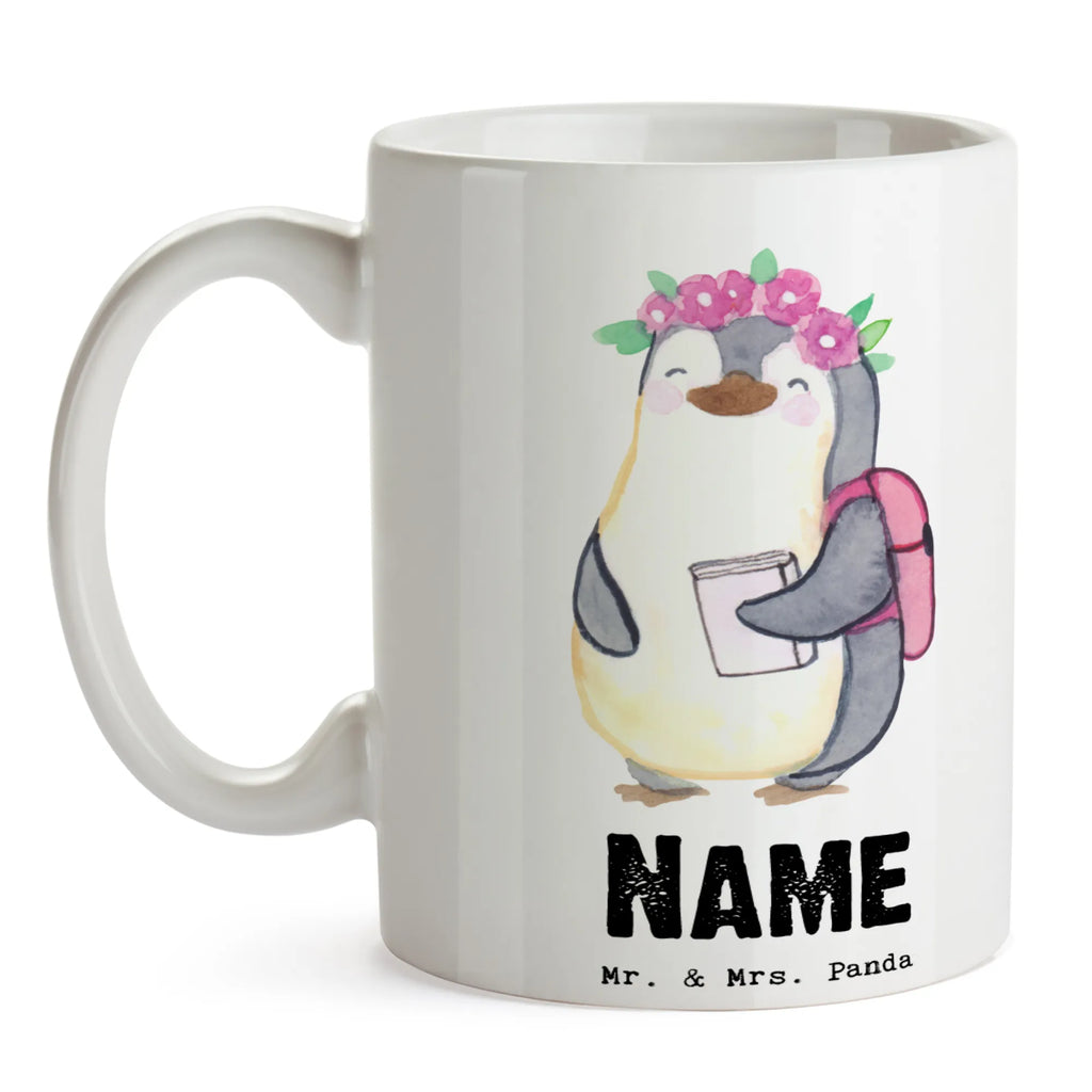Personalisierte Tasse Studentin mit Herz Tasse, Namenstasse, Drucken, Personalisierte Tasse, Namen, Personalisiert, Wunschname, Tasse mit Namen, Beruf, Ausbildung, Jubiläum, Abschied, Rente, Kollege, Kollegin, Geschenk, Schenken, Arbeitskollege, Mitarbeiter, Firma, Danke, Dankeschön
