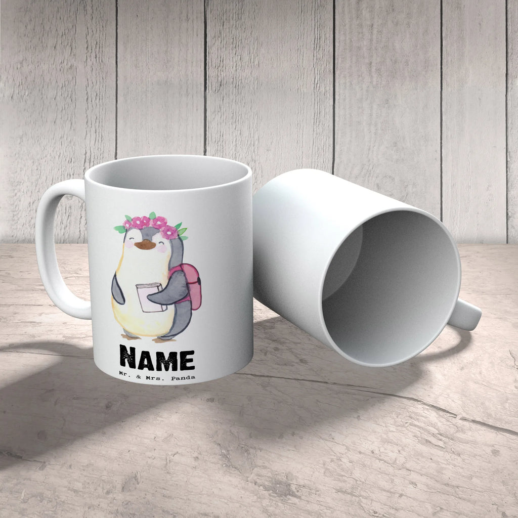 Personalisierte Tasse Studentin mit Herz Tasse, Namenstasse, Drucken, Personalisierte Tasse, Namen, Personalisiert, Wunschname, Tasse mit Namen, Beruf, Ausbildung, Jubiläum, Abschied, Rente, Kollege, Kollegin, Geschenk, Schenken, Arbeitskollege, Mitarbeiter, Firma, Danke, Dankeschön