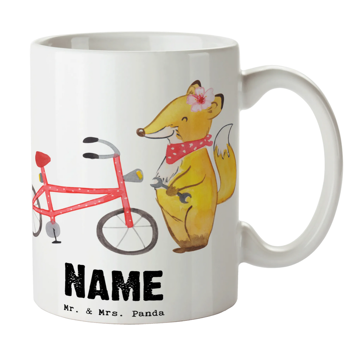 Personalised cup Bicycle Mechanic heart gift, gift idea, best, farewell gift, passing exam, anniversary, retirement, promotion, job start, sayings, funny, profession