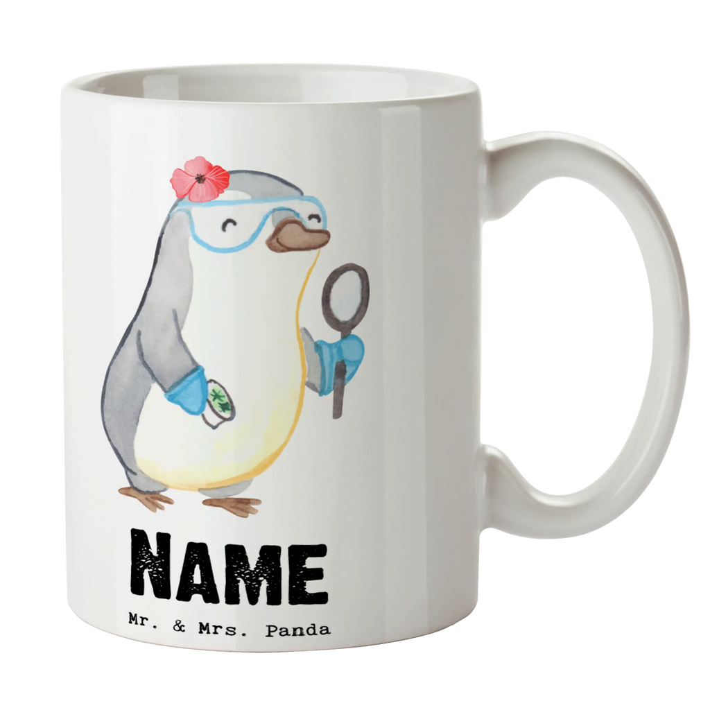 Personalisierte Tasse Biologin mit Herz Tasse, Drucken, Personalisierte Tasse, Personalisiert, Namen, Namenstasse, Wunschname, Tasse mit Namen, Geschenk, Schenken, Jubiläum, Danke, Dankeschön, Beruf, Ausbildung, Abschied, Rente, Kollege, Kollegin, Arbeitskollege, Mitarbeiter, Firma, Labor, Studium, Biologie, Bachelor, Master, Naturwissenschaftlerin, Biologin