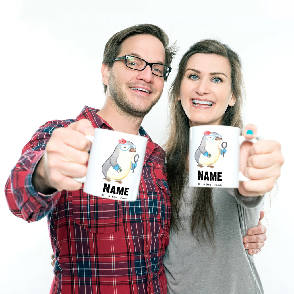 Personalisierte Tasse Biologin mit Herz Tasse, Drucken, Personalisierte Tasse, Personalisiert, Namen, Namenstasse, Wunschname, Tasse mit Namen, Geschenk, Schenken, Jubiläum, Danke, Dankeschön, Beruf, Ausbildung, Abschied, Rente, Kollege, Kollegin, Arbeitskollege, Mitarbeiter, Firma, Labor, Studium, Biologie, Bachelor, Master, Naturwissenschaftlerin, Biologin