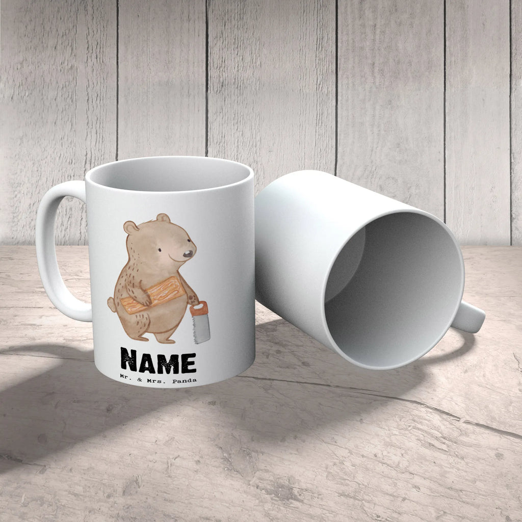 Personalisierte Tasse Schreiner mit Herz Namenstasse, Tasse mit Namen, Wunschname, Personalisiert, Tasse, Personalisierte Tasse, Namen, Drucken, Beruf, Ausbildung, Jubiläum, Abschied, Rente, Kollege, Kollegin, Geschenk, Schenken, Arbeitskollege, Mitarbeiter, Firma, Danke, Dankeschön