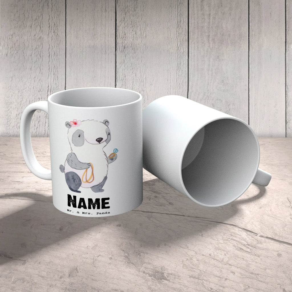 Personalisierte Tasse Goldschmiedin mit Herz Wunschname, Drucken, Namen, Personalisierte Tasse, Tasse, Tasse mit Namen, Namenstasse, Personalisiert, Beruf, Ausbildung, Jubiläum, Abschied, Rente, Kollege, Kollegin, Geschenk, Schenken, Arbeitskollege, Mitarbeiter, Firma, Danke, Dankeschön, Eröffnung, Juwelierin, Schmuckgeschäft, Schmuckwarenhändlerin, Goldschmiedin, Schmiedin