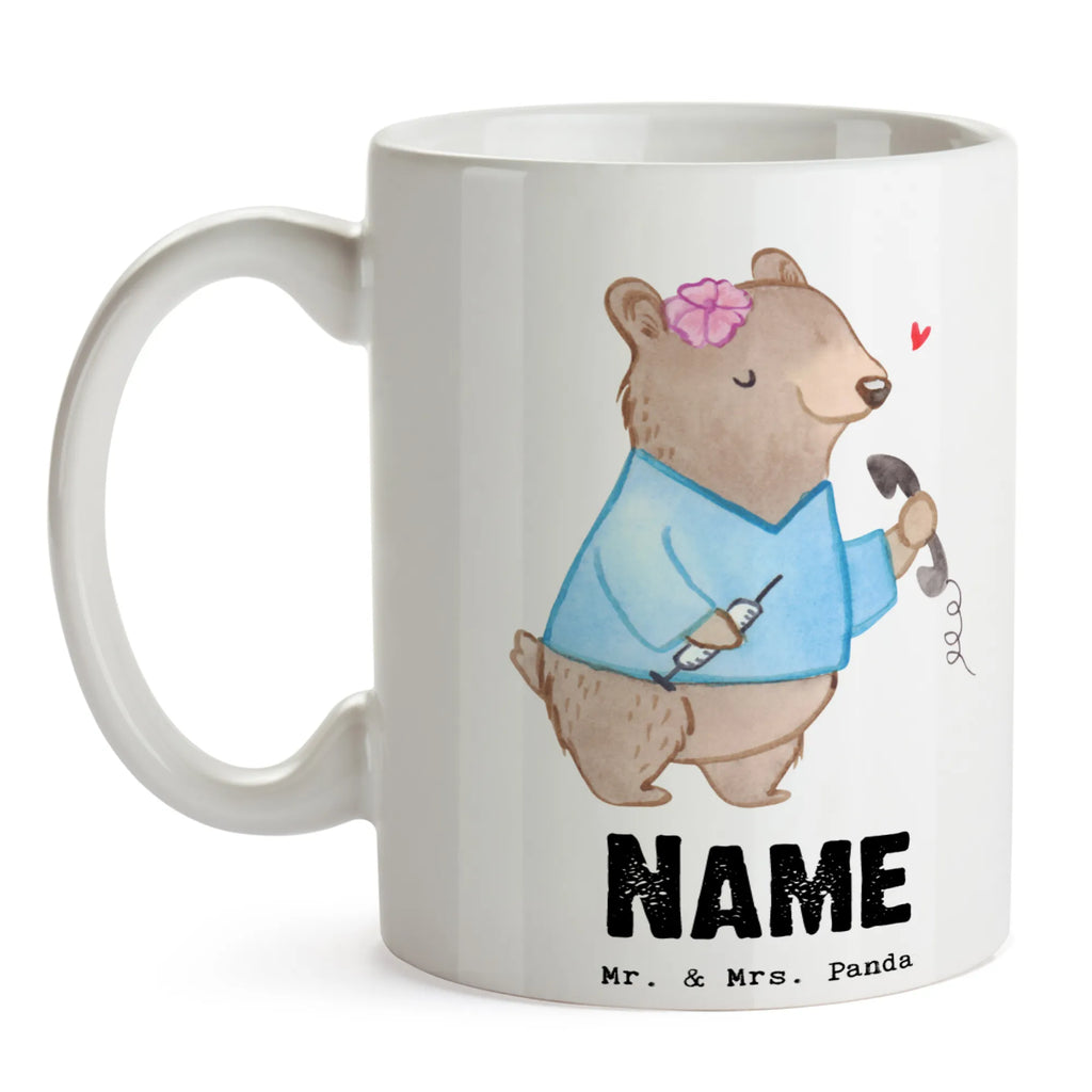 Personalisierte Tasse Arzthelferin mit Herz Drucken, Tasse mit Namen, Tasse, Wunschname, Personalisierte Tasse, Personalisiert, Namenstasse, Namen, Beruf, Ausbildung, Jubiläum, Abschied, Rente, Kollege, Kollegin, Geschenk, Schenken, Arbeitskollege, Mitarbeiter, Firma, Danke, Dankeschön, Arzthelferin, Medizinische Fachangestellte