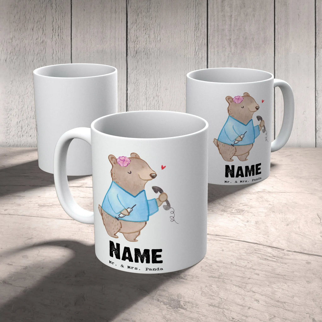 Personalisierte Tasse Arzthelferin mit Herz Drucken, Tasse mit Namen, Tasse, Wunschname, Personalisierte Tasse, Personalisiert, Namenstasse, Namen, Beruf, Ausbildung, Jubiläum, Abschied, Rente, Kollege, Kollegin, Geschenk, Schenken, Arbeitskollege, Mitarbeiter, Firma, Danke, Dankeschön, Arzthelferin, Medizinische Fachangestellte