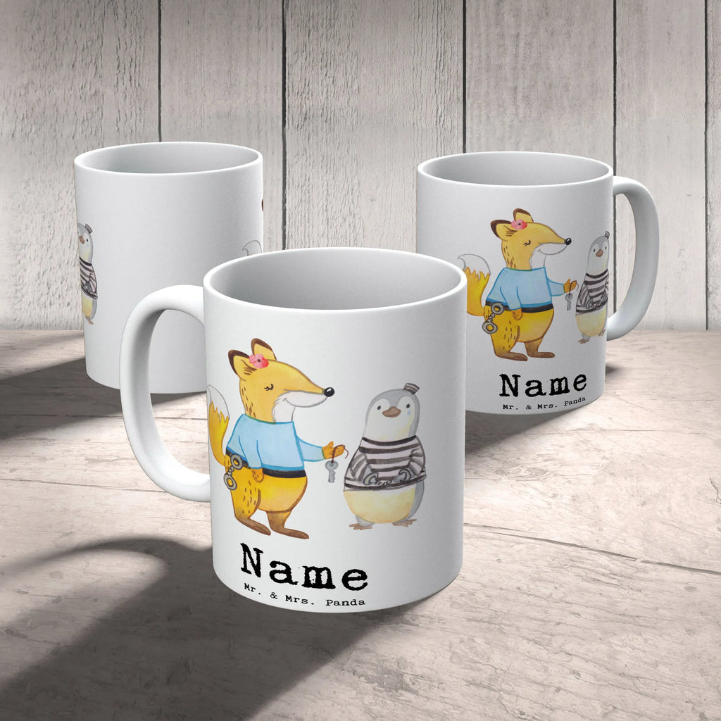 Personalisierte Tasse Justizvollzugsbeamte mit Herz Wunschname, Personalisiert, Tasse mit Namen, Tasse, Drucken, Personalisierte Tasse, Namen, Namenstasse, Geschenk, Schenken, Jubiläum, Danke, Dankeschön, Beruf, Ausbildung, Abschied, Rente, Kollege, Kollegin, Arbeitskollege, Mitarbeiter, Firma, Gefängniswärterin, Justizvollzugsbeamte