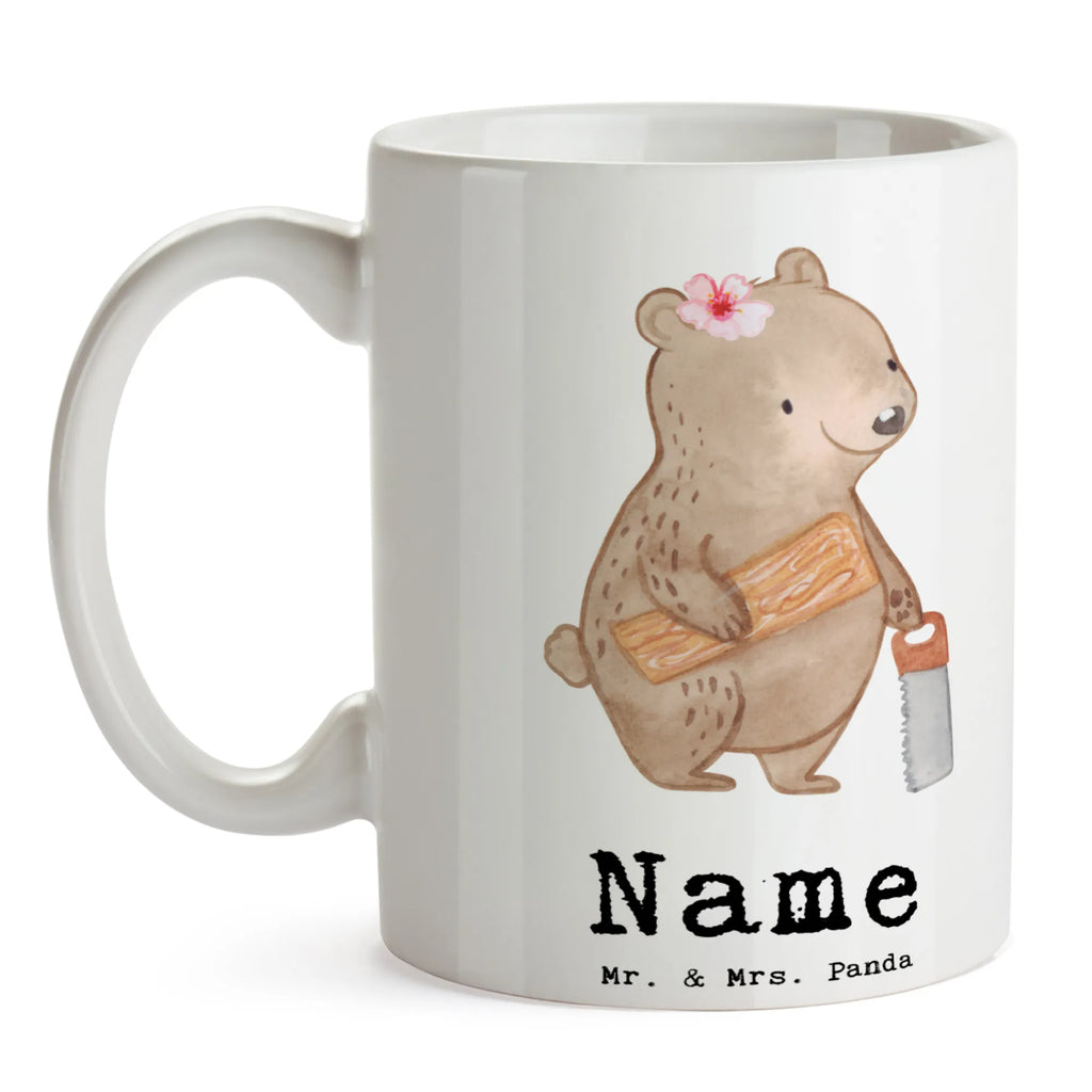 Personalisierte Tasse Restauratorin mit Herz Tasse, Personalisiert, Namen, Drucken, Personalisierte Tasse, Wunschname, Tasse mit Namen, Namenstasse, Beruf, Ausbildung, Jubiläum, Abschied, Rente, Kollege, Kollegin, Geschenk, Schenken, Arbeitskollege, Mitarbeiter, Firma, Danke, Dankeschön