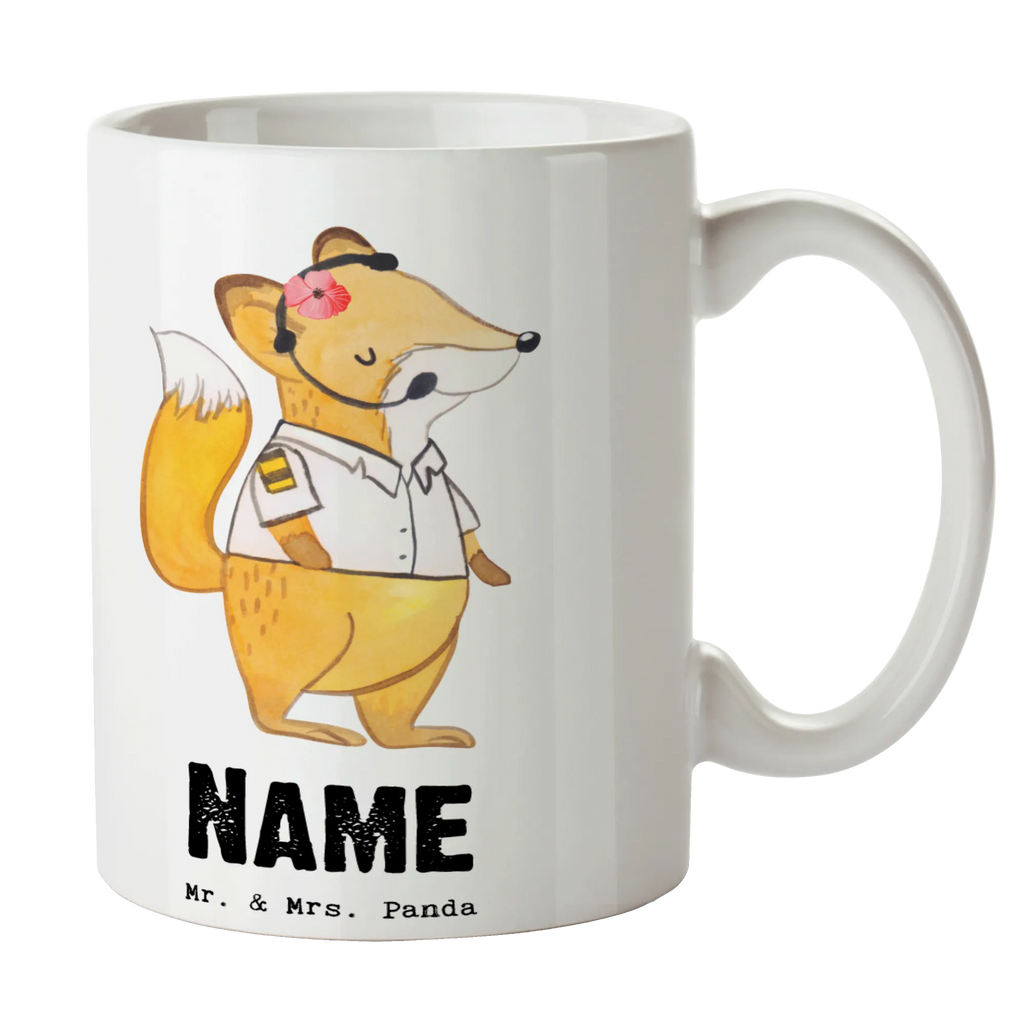 Personalisierte Tasse Pilotin mit Herz Wunschname, Tasse mit Namen, Drucken, Personalisiert, Namenstasse, Tasse, Namen, Personalisierte Tasse, Beruf, Ausbildung, Jubiläum, Abschied, Rente, Kollege, Kollegin, Geschenk, Schenken, Arbeitskollege, Mitarbeiter, Firma, Danke, Dankeschön, Flugkapitänin, Cockpit, Flugzeug, Pilotin