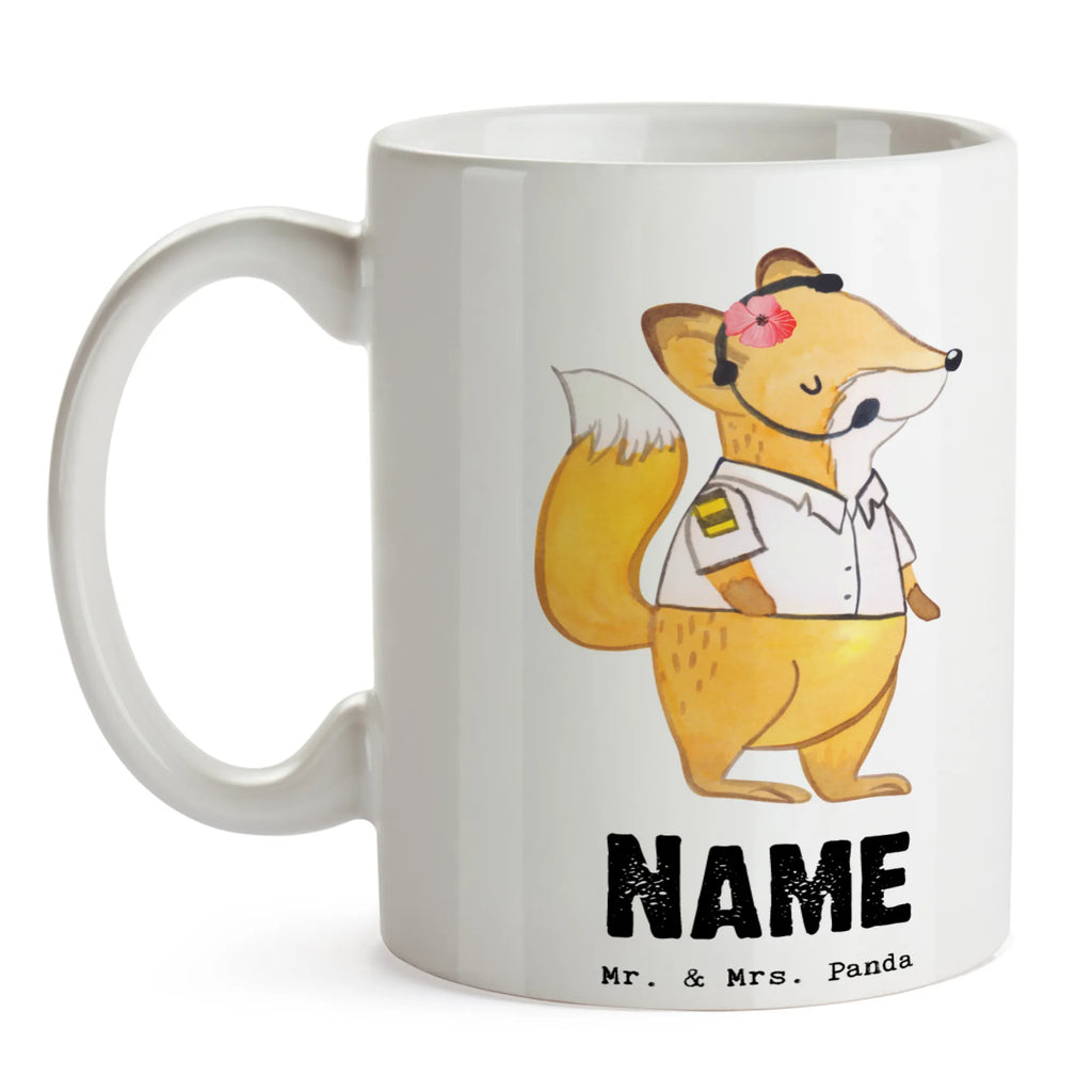 Personalisierte Tasse Pilotin mit Herz Wunschname, Tasse mit Namen, Drucken, Personalisiert, Namenstasse, Tasse, Namen, Personalisierte Tasse, Beruf, Ausbildung, Jubiläum, Abschied, Rente, Kollege, Kollegin, Geschenk, Schenken, Arbeitskollege, Mitarbeiter, Firma, Danke, Dankeschön, Flugkapitänin, Cockpit, Flugzeug, Pilotin