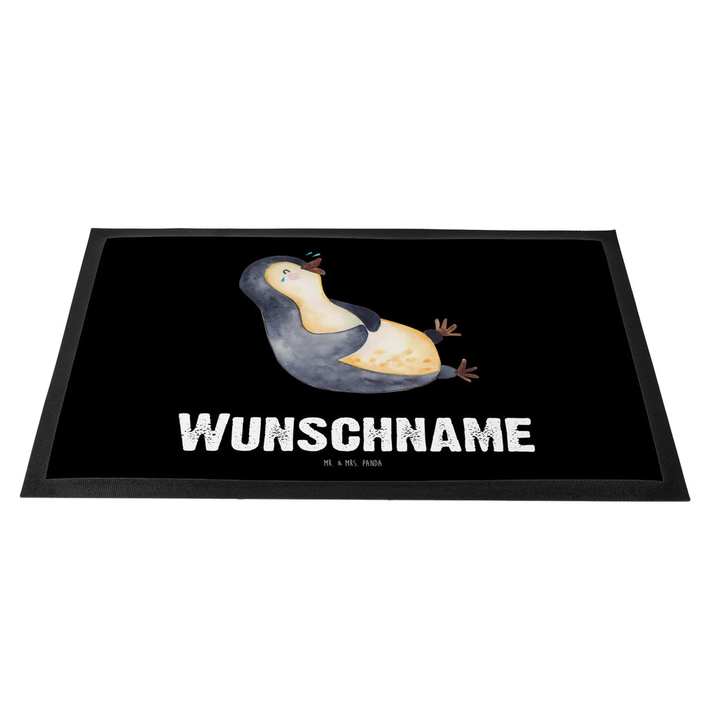 Personalized doormat Penguin Laugh Penguin, North Pole, Winter, Penguins, Pinguine, Fröhlich, Optimismus, lustiger Spruch, Pinguin