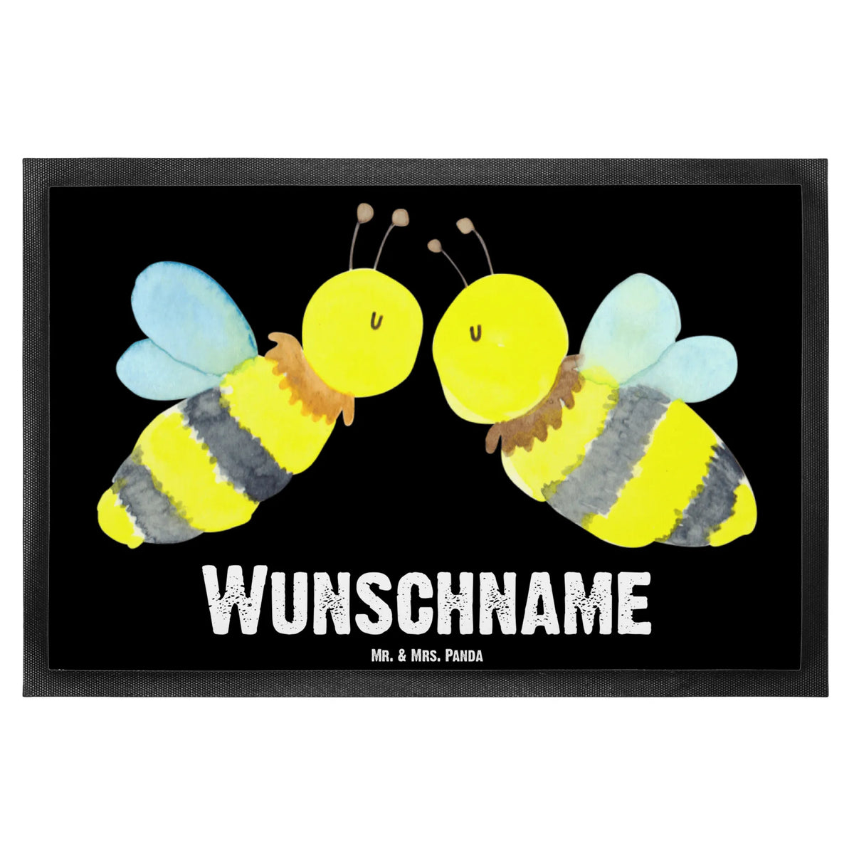 Personalized doormat bee Love wasp, bumblebee