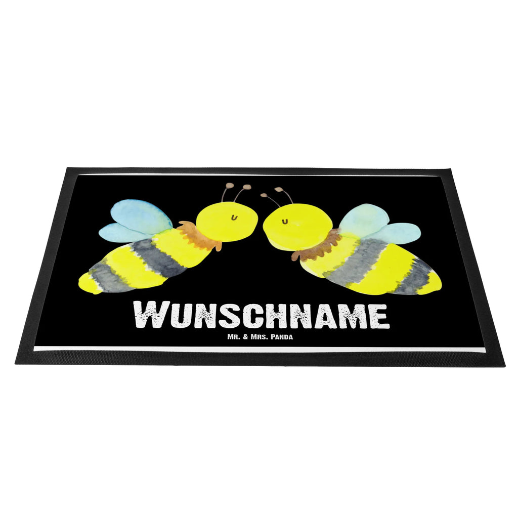 Personalisierte Fußmatte Biene Liebe Personalisieruung, Fußmatte mit Namen, Bedrucken, Türvorleger mit Namen, Wunschnamen, Personalisierte Fußmatte, Personalisiert, Fußmatte bedrucken, Namensfussmatte, Türvorleger personalisiert, Haustürmatte personalisiert, Biene, Wespe, Hummel