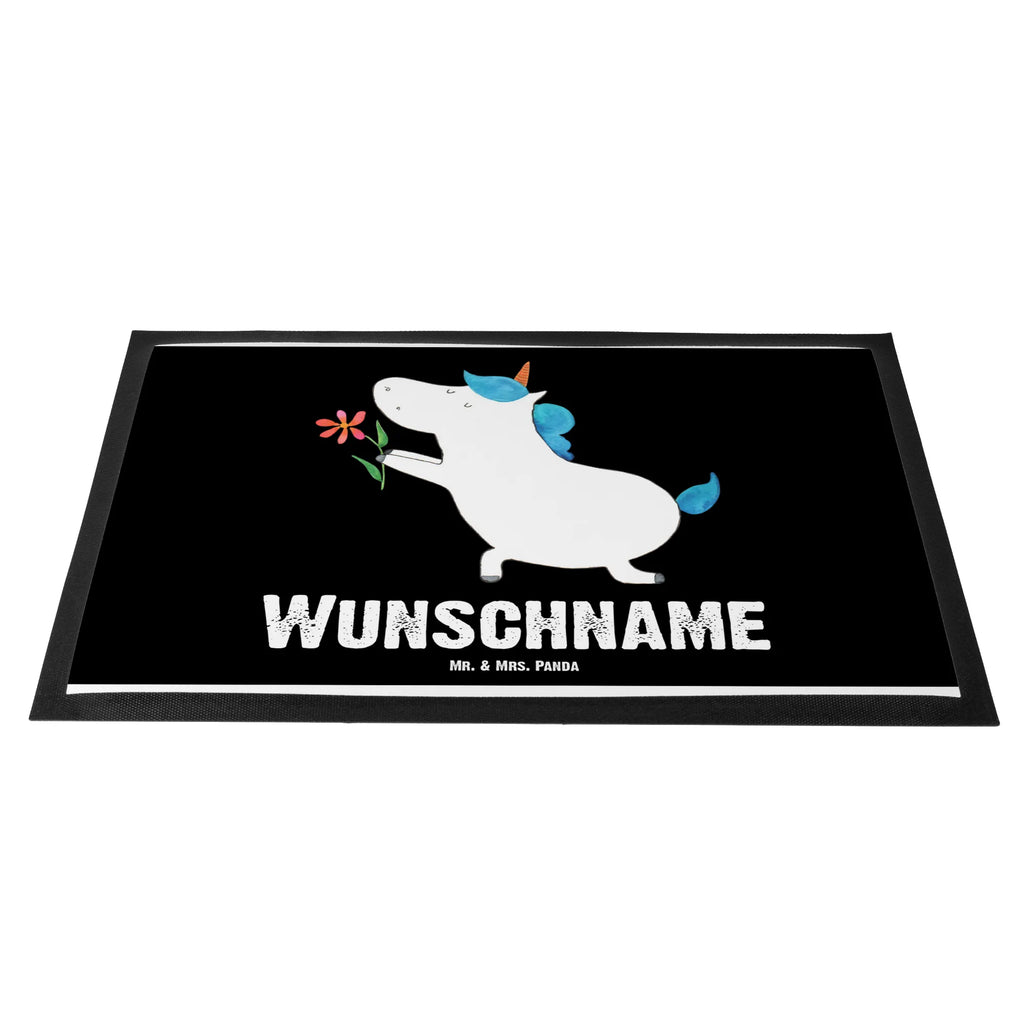 Spersonalizowana wycieraczka jednorożec kwiat Jednorożec, jednorożce, dekoracje jednorożca, jednorożec